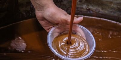 پخت ۱۵ تن سمنی در شیراز + عکس
