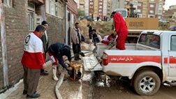 امدادرسانی به بیش از ۲۶۰۰ نفر به دلیل سیل در ۱۳ استان