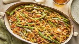 طرز تهیه سوفله لوبیا سبز
