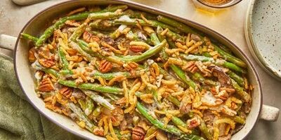 طرز تهیه سوفله لوبیا سبز
