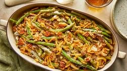 طرز تهیه سوفله لوبیا سبز
