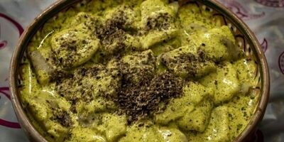 طرز تهیه آش جوش‌پره سنتی گنابادی
