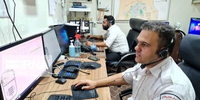 برقراری بیش از ۶۰ هزار تماس در هفته گذشته با اورژانس تهران
