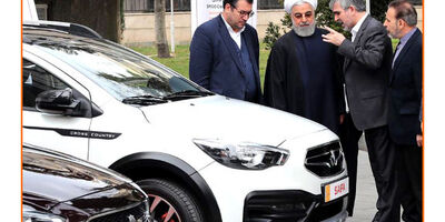 بازدید رئیس‌جمهور از دو محصول جدید سایپا