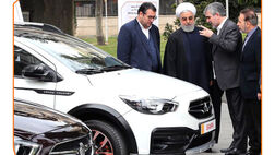 بازدید رئیس‌جمهور از دو محصول جدید سایپا