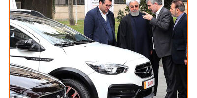 بازدید رئیس‌جمهور از دو محصول جدید سایپا