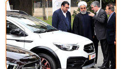 بازدید رئیس‌جمهور از دو محصول جدید سایپا