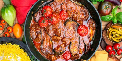 طرز تهیه خورشت قیمه بادمجان مجلسی با تمام فوت و فن ها
