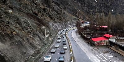 یکطرفه شدن جاده چالوس از ساعت ۱۲ امروز