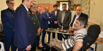 دیدار مدیرعامل بیمه آسیا با جانبازان انقلاب اسلامی