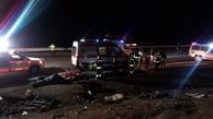 ۱۳ جان‌باخته و ۹ مصدوم در حادثه واژگونی اتوبوس در محور نطنز
