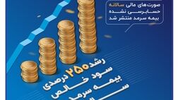 رشد ۲۵۰ درصدی سود خالص بیمه سرمد در سال ۱۴۰۳
