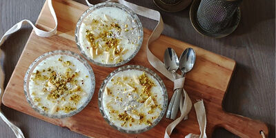 طرز تهیه فرنی مقوی و ساده با این میوه پاییزی
