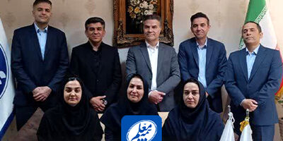 بازدید مدیرعامل بیمه معلم از شعبه همدان
