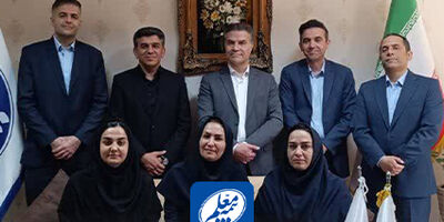 بازدید مدیرعامل بیمه معلم از شعبه همدان
