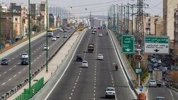 خلوتی معابر و افزایش احتمال تصادف در بزرگراه‌ها
