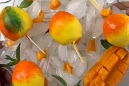 آموزش درست کردن بستنی سه ‌بعدی انبه در خانه
