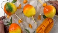 آموزش درست کردن بستنی سه ‌بعدی انبه در خانه

