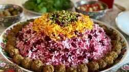روش تهیه آلبالوپلو با گوشت قلقلی برای سحری
