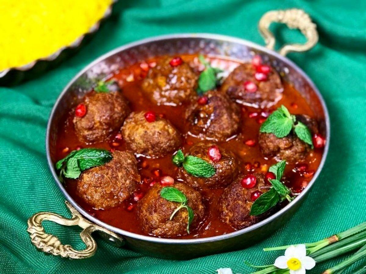 طرز تهیه کوفته انار و گردوی مجلسی