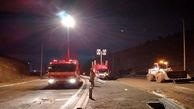 
گرفتار شدن چند خودرو در گل و لای اتوبان شهید خرازی