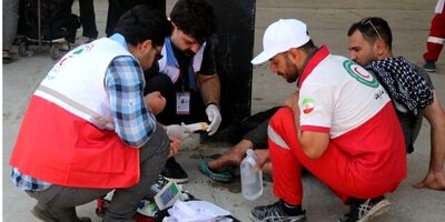 ارائه ۲۱۸ هزار خدمت به زائران اربعین توسط داوطلبان هلال احمر

