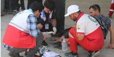ارائه ۲۱۸ هزار خدمت به زائران اربعین توسط داوطلبان هلال احمر
