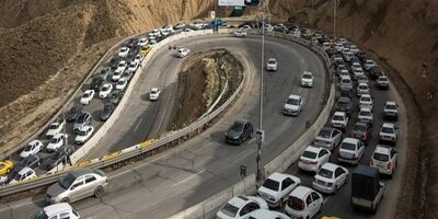  ترافیک سنگین در محور چالوس و آزادراه تهران-شمال 