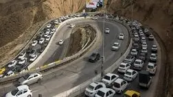 ترافیک سنگین در محورهای شمالی کشور