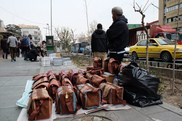فعالیت ۳۵ هزار دستفروش در پایتخت