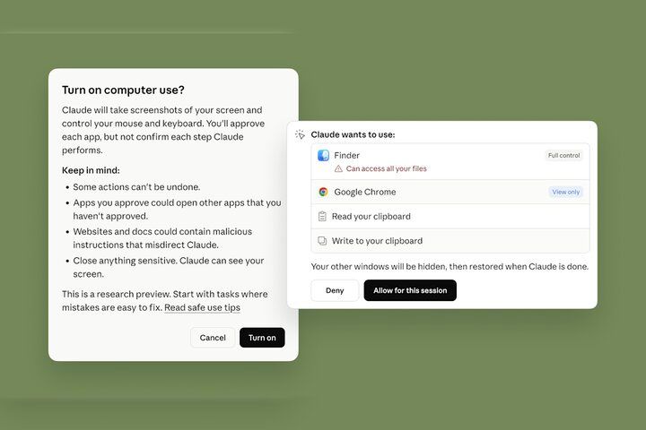 نرم‌افزارهای هوش مصنوعی «آنتروپیک» به رایانه می‌آیند
