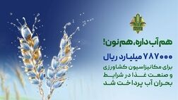 حمایت 787 هزار میلیارد ریالی بانک کشاورزی از بهینه سازی مصرف آب در صنایع غذایی
