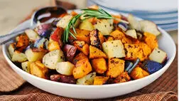 با سیب زمینی و هویج غذای تنوری درست کنید + فوت و فن
