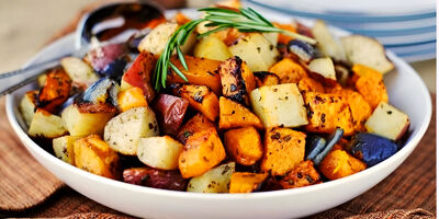 با سیب زمینی و هویج غذای تنوری درست کنید + فوت و فن
