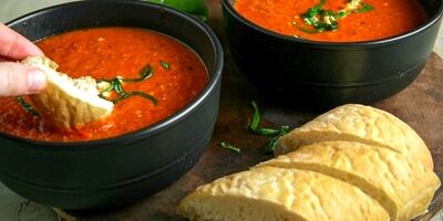 طرز تهیه سوپ فلفل دلمه ای رژیمی
