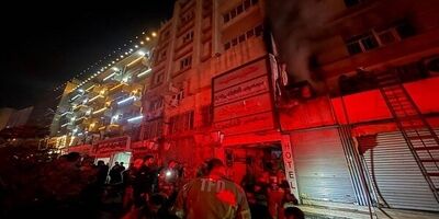 جزئیات حریق گسترده یک ساختمان اقامتی در خیابان سعدی
