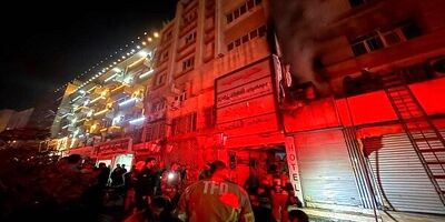 جزئیات حریق گسترده یک ساختمان اقامتی در خیابان سعدی
