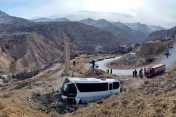 علت حادثه واژگونی اتوبوس در محور هراز مشخص شد