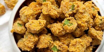 طرز تهیه بامیه سوخاری با سس مخصوص در ۷ مرحله
