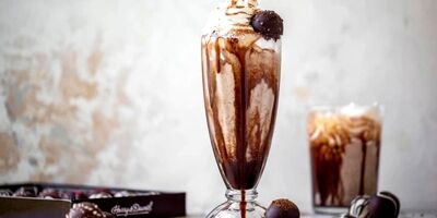 طرز تهیه میلک شیک تیرامیسو با لیدی فینگر 
