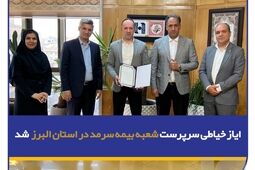 ایاز خیاطی سرپرست شعبه بیمه سرمد در استان البرز شد

