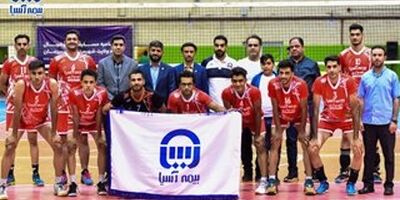 تیم والیبال بیمه آسیا قهرمان شهرستان سیرجان شد