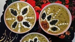 دستور ساده برای پخت آش کشک و جعفری 