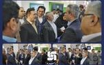 بازدید رئیس هیات مدیره و مدیرعامل سازمان منطقه آزاد قشم از غرفه بیمه سرمد