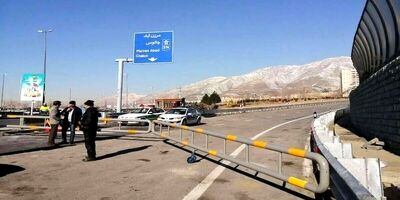 انسداد مسیر شمال به جنوب محور چالوس و آزادراه تهران-شمال
