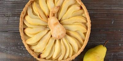 طرز تهیه تارت گلابی به روش قنادهای فرانسوی
