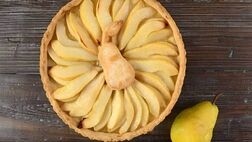 طرز تهیه تارت گلابی به روش قنادهای فرانسوی
