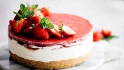 طرز تهیه چیز کیک یخچالی خوشمزه با بیسکویت پتی بور
