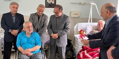 دیدار نوروزی مدیر عامل بیمه دی از مرکز ضایعه نخاعی امام علی مازندران
