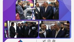بازدید وزیر کار از غرفه بیمه ملت در نمایشگاه توانمندی‌های صادراتی جمهوری اسلامی ایران 